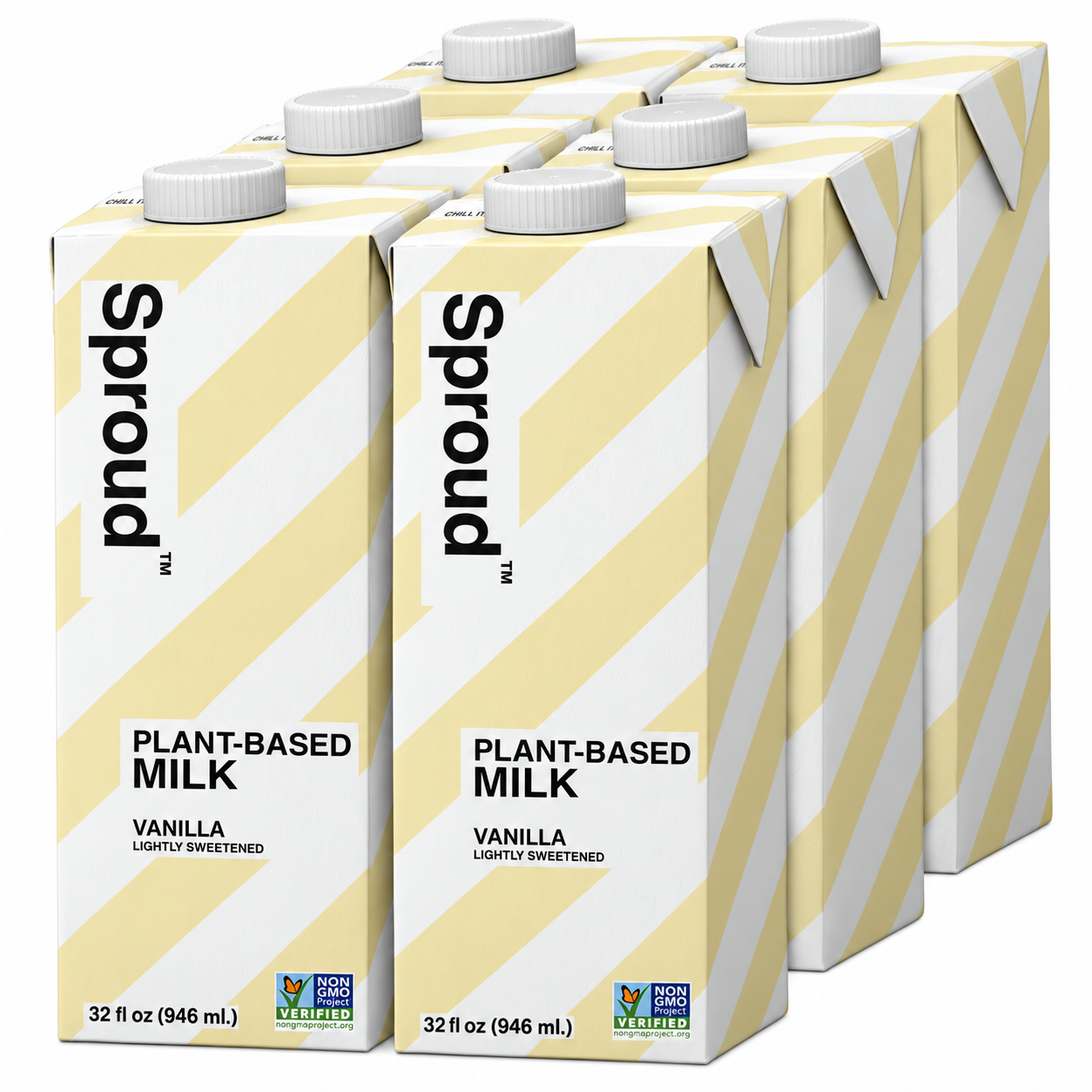 Băutură de Mazăre cu Vanilie Sproud 1 L (Bax 6 buc) – Lapte Vegetal pentru Cafea și Smoothie