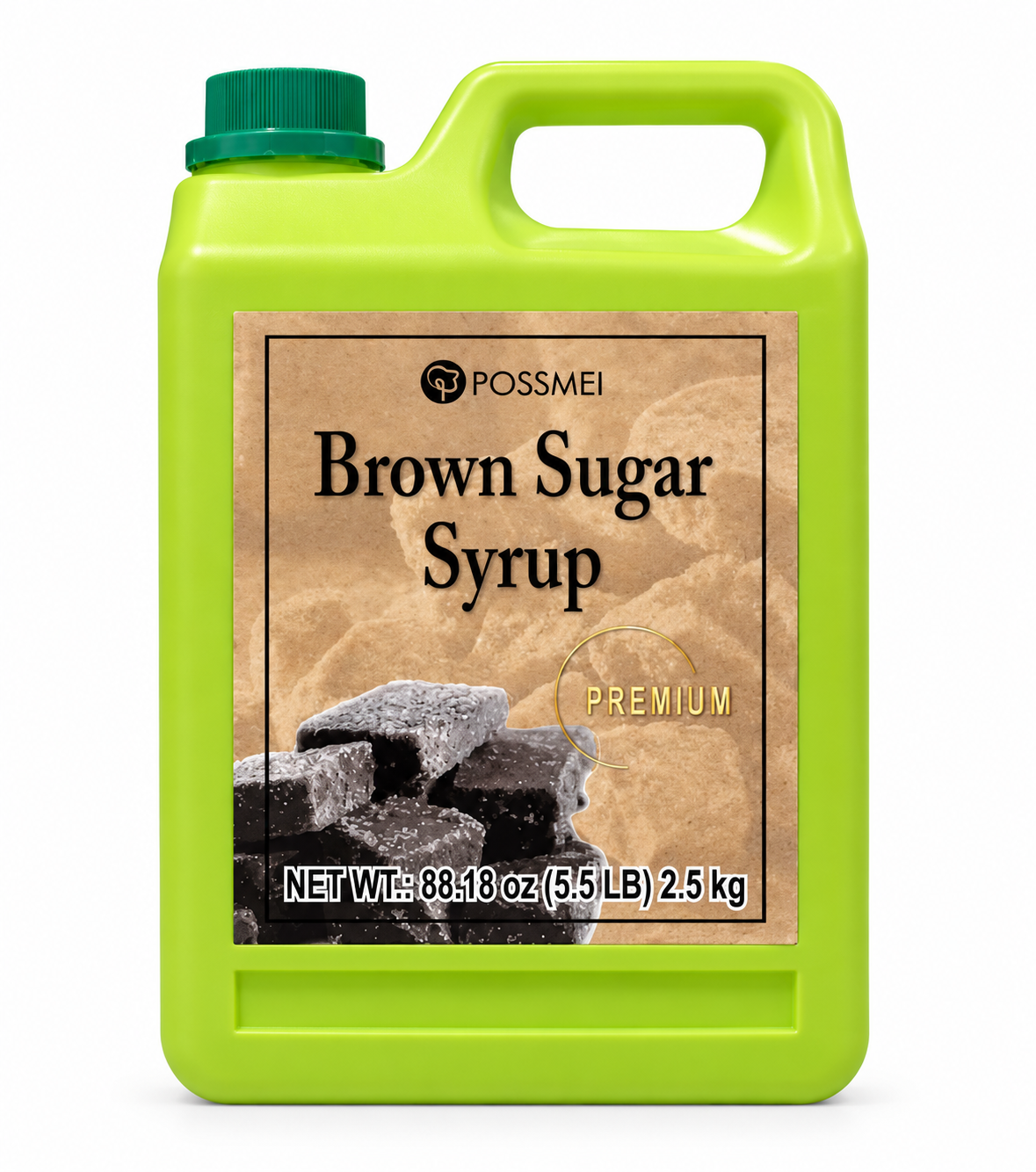 Sirop de zahăr brun Possmei pentru Bubble Tea și băuturi cu Popping Boba 1.9 L