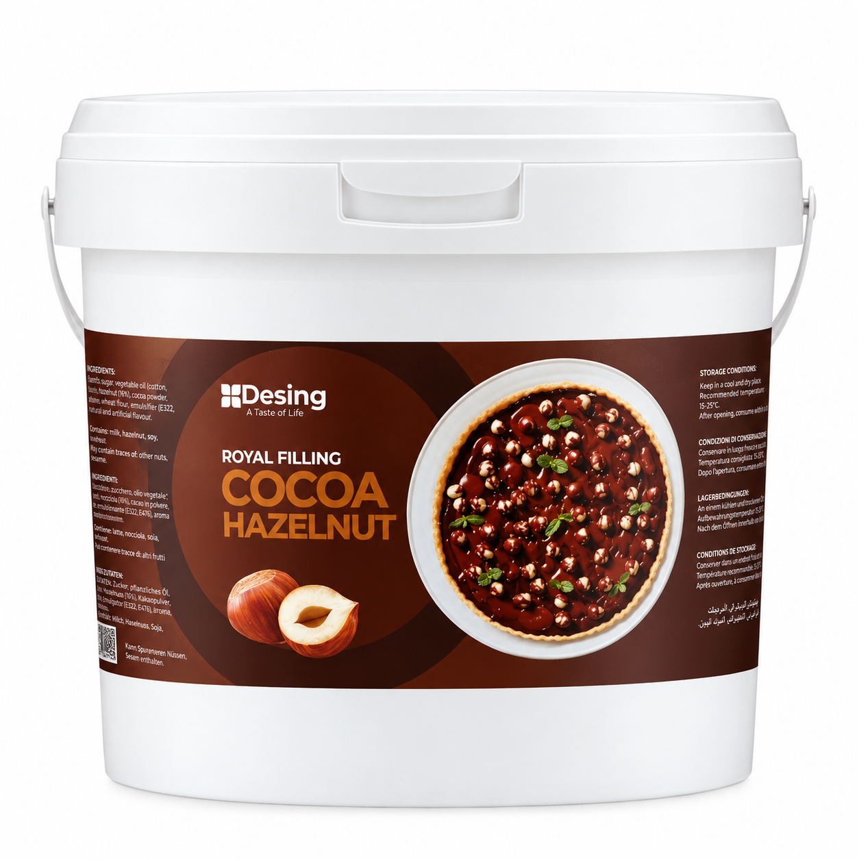 Cremă de ciocolată Royal cu alune termostabilă 6 kg