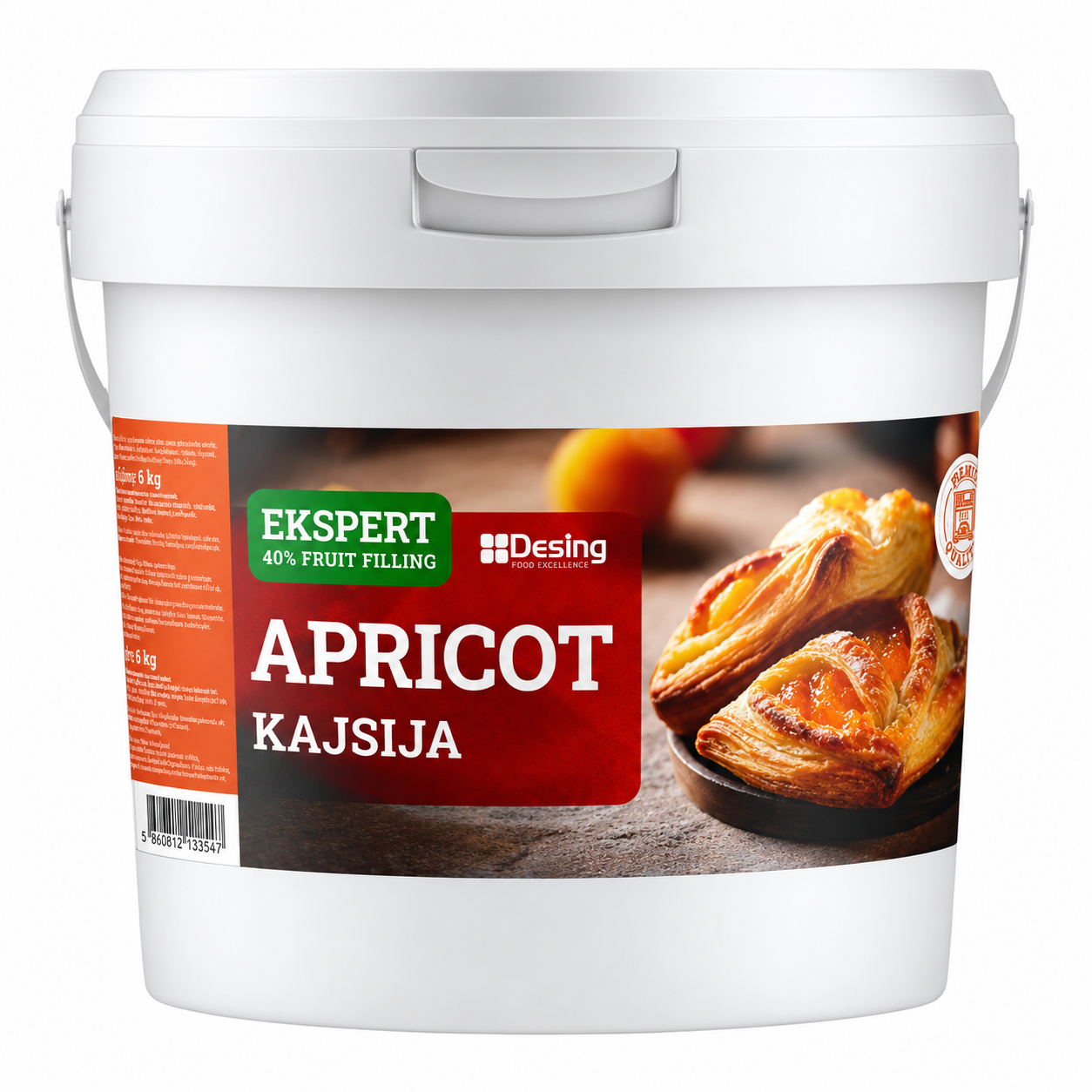 Umplutură de caise termostabilă 75% fruct 6 kg